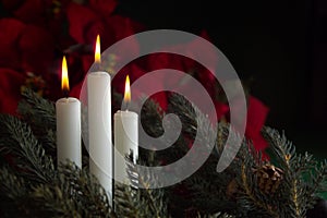 3 Advent Candles photo