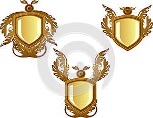  3dekoriert Embleme oder Grate 