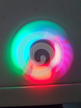 3 Color spinning  wheel hypnotising