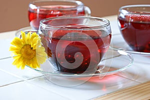 3 cups of fruit/herb teas