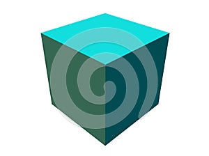 3 Dimensional cube photo