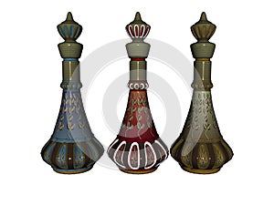 3 Genie Bottles