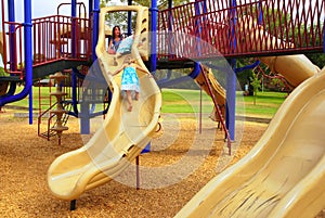 3 Girls on Slide