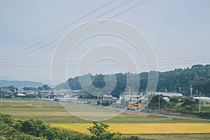 3 Nov 2013 view out of Shinkansen bullet train line