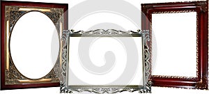 3 Ornate Frames