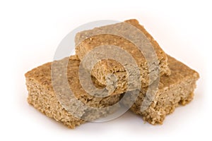 3 pieces of flapjack