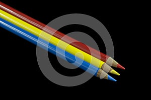 3 Primary Coloured Pencils
