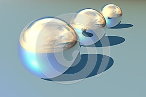 3 spheres