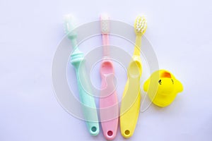 3 step tooth brush of baby 6 months ,8 months and 1 years olds health care oral cavity of baby