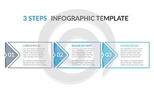 3 Steps - Infographic Template