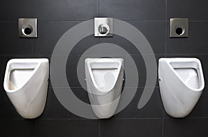 3 urinals