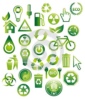 30 Eco Bio Icons