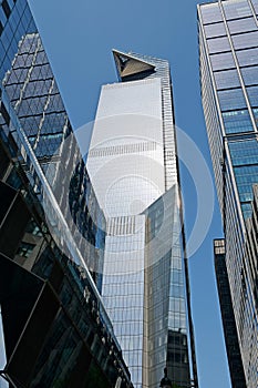 30 Hudson Yards or the North Tower and The Edge, Manhattan, New York City, USA.