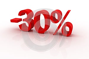 30 percent discount