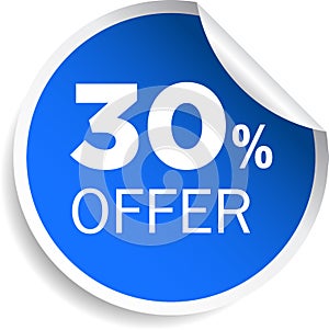 30 percentage discount offer