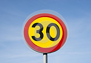 30 sign