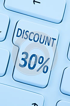 30% thirty percent discount button coupon sale online shopping i