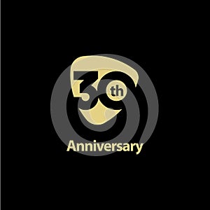 30 Year Anniversary Celebration Vector Template Design Illustration