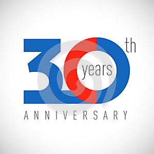 30 years anniversary logo