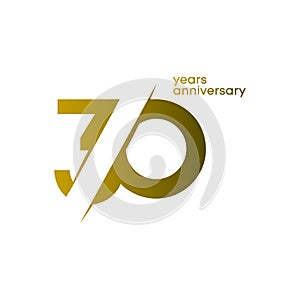 30 Years Anniversary Vector Template Design Illustration