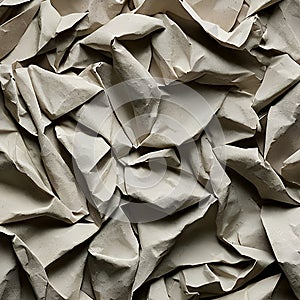 306 Crumpled Paper: A textured and tactile background featuring crumpled paper texture in natural and muted tones that create a