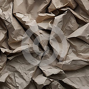 306 Crumpled Paper: A textured and tactile background featuring crumpled paper texture in natural and muted tones that create a