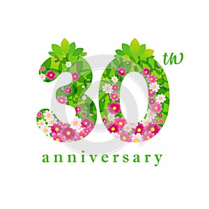 30th anniversary natural cute