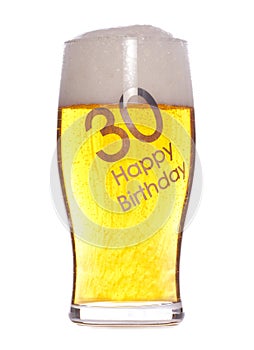 30th Birthday beer