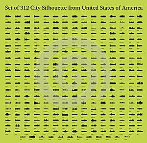 312 City Silhouette from United States of America