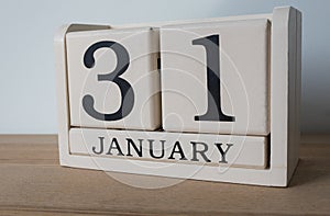 31st January on calender, the deadline for tax re