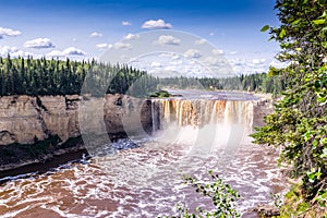 32 meters Alexandra Falls, Hay River