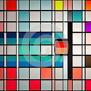 322 Retro TV Test Pattern: A vintage and nostalgic background featuring a retro TV test pattern in retro colors that evoke a sen