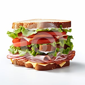 32k Uhd Sandwich Image With High-key Lighting