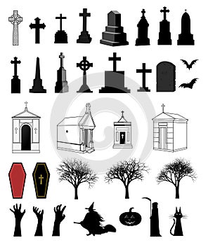 33 items decorative set for halloween