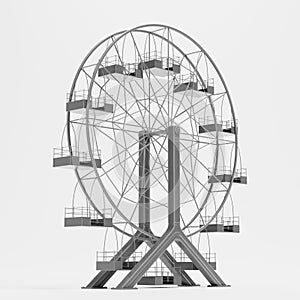 33D Render of Ferris Wheel