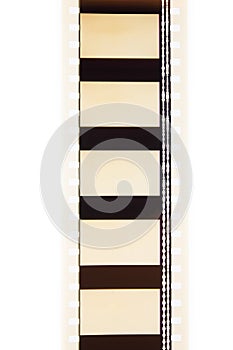 35 mm film strip with optical audio track movie cinema background