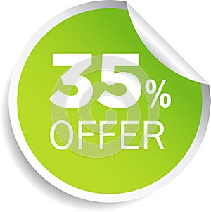 35 percentage discount offer