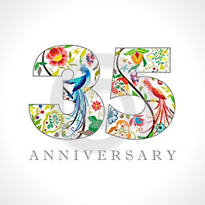 35 years anniversary logo