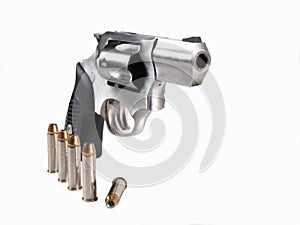 .357 Magnum Revolver with Bullets photo