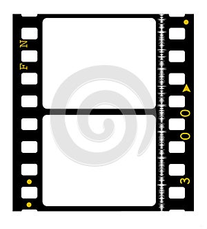 35mm color movie film