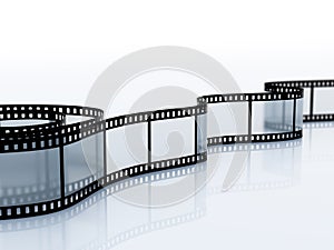 35mm empty film srip