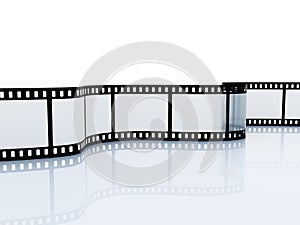 35mm empty film srip