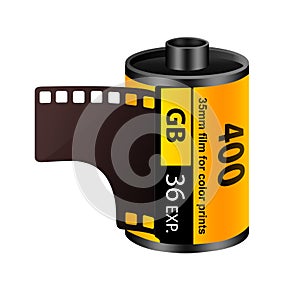 35mm film roll