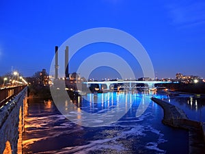 35W bridge over Misssissippi river in Minneapolis