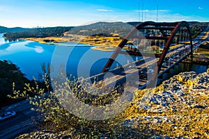 360 Bridge Austin Texas Morning Sunrise