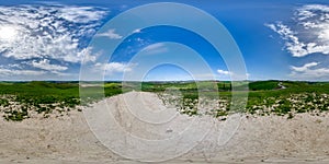 360 degree panorama of the countryside of Siena, Tuscany