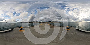 360 degree panorama: Hindang Jetty and Baywalk, Leyte Philippines