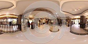 360-degree panorama of The relics museum inside Padre Pio Shrine in Sto Tomas, Batangas