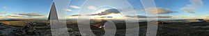 360 degree Panoramic view from the Swedish mountain Ansaett