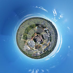 360 degree view of a beautiful subdivision
